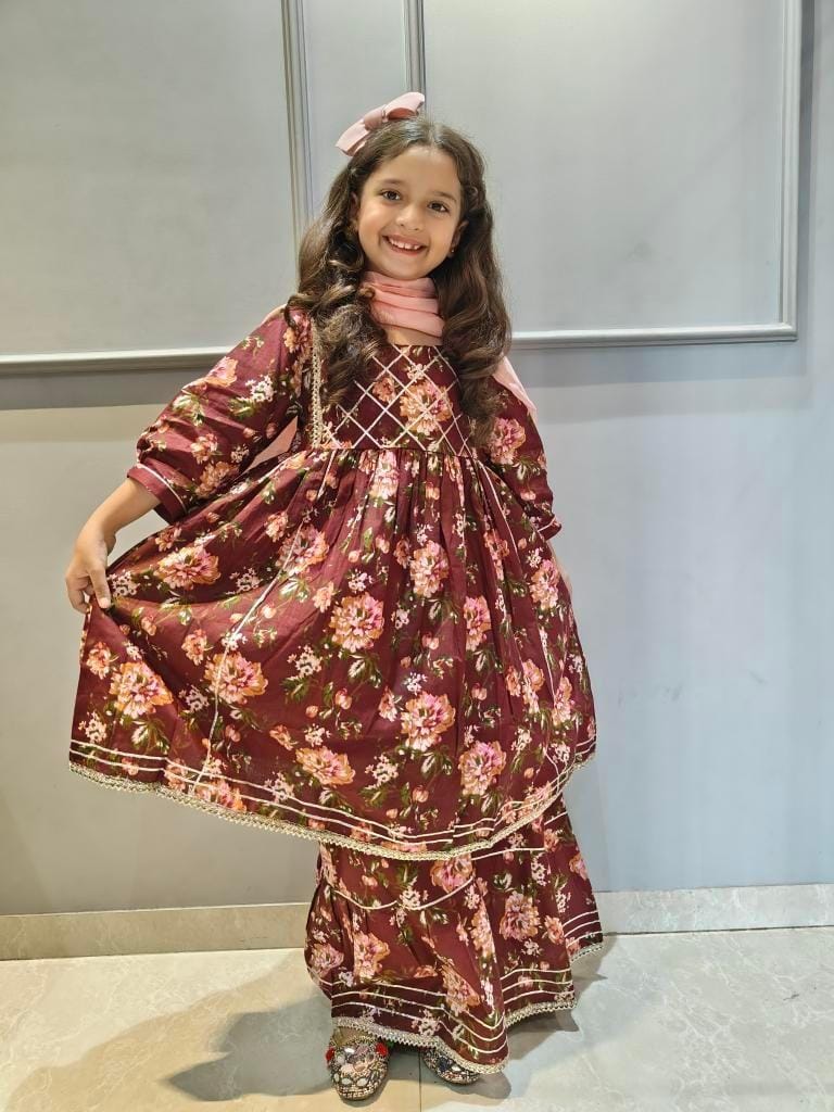 kurti sharara set for girls